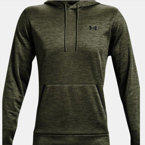 UNDER ARMOUR UA Twist Fleece Hoodie Green Black Small - Picture 1 of 7